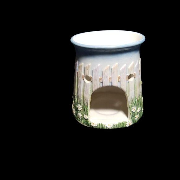 Yankee Candle Tarts Wax Melt Warmer Daisies Baskets Pickett Fence Sculpted - Picture 8 of 12